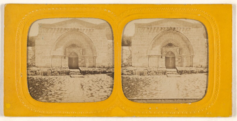 Jerusalem. Tombeau de la Vierge. Vallee du Josaphat.
