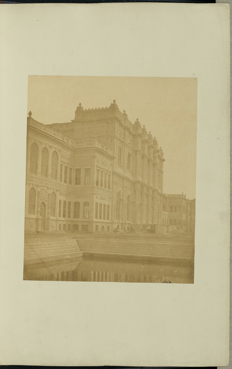 The New Palace of Sultan Abdul Medjid, on the Bosphorus at Dolmabactchi