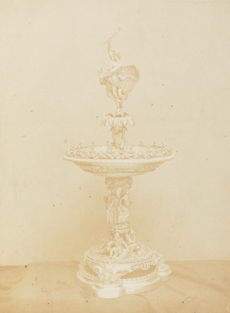 Large Centre-Piece in Silver