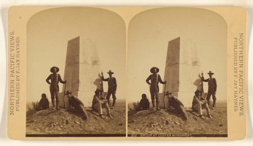 Group at Custer Monument.