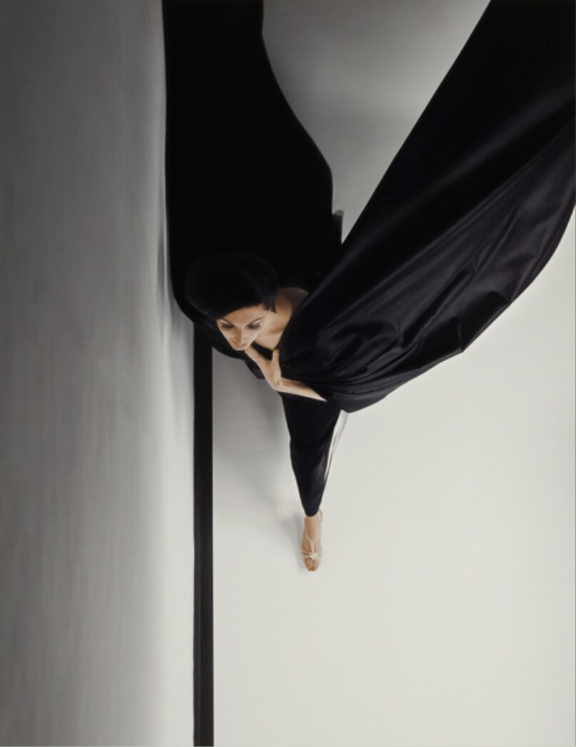 Black Evening Dress in Flight, New York