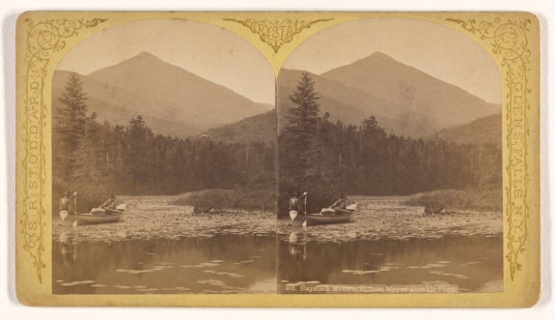 Haystack Mountain, from Upper Ausable Pond.