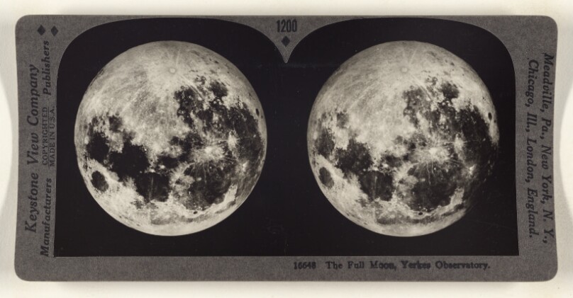 The Full Moon, Yerkes Observatory.