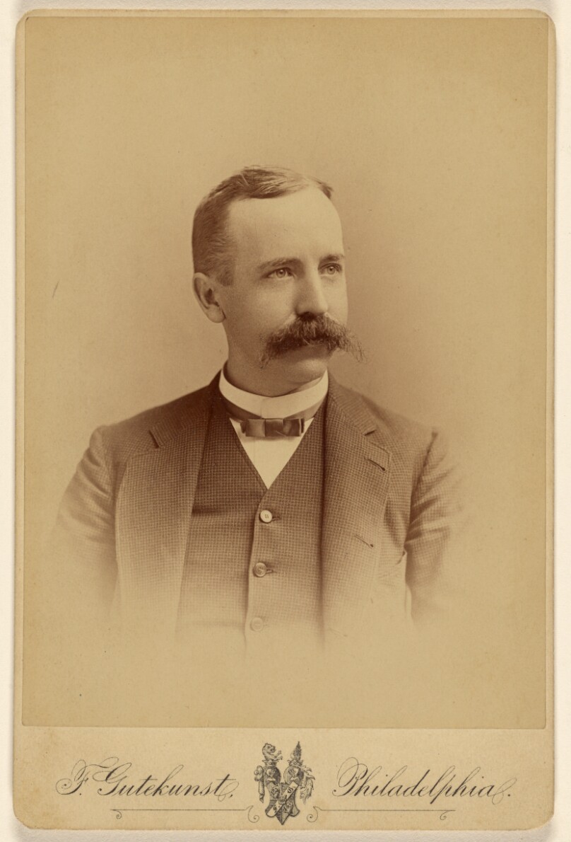 [Unidentified man with busy moustache]