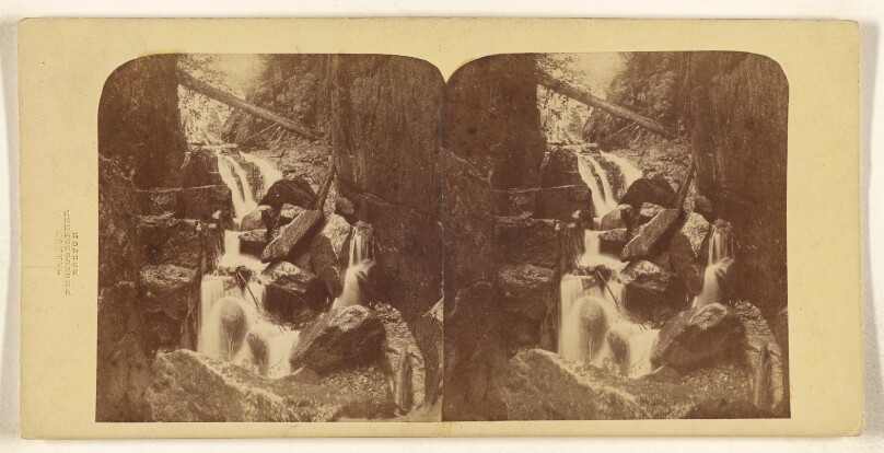 [Cascade in the Flume, White Mountains]