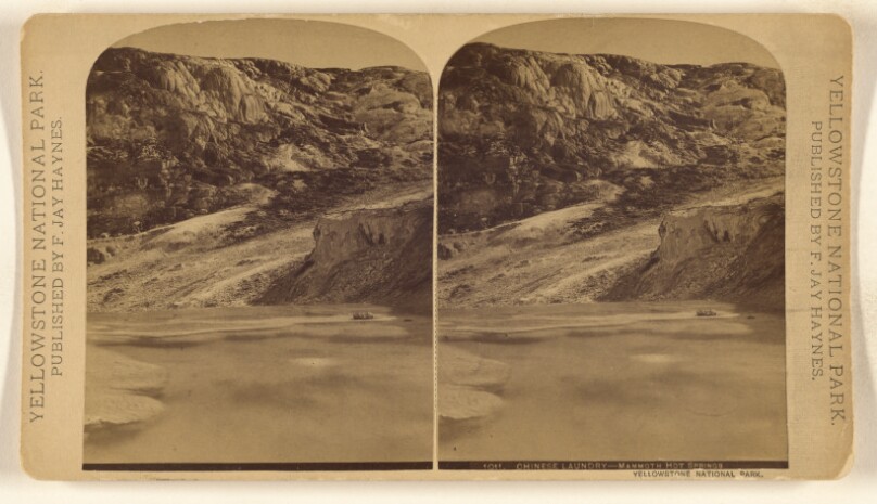 Chinese Laundry - Mammoth Hot Springs. Yellowstone National Park.