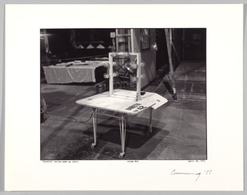 "Baretta" Series Make-up Table - Stage #42