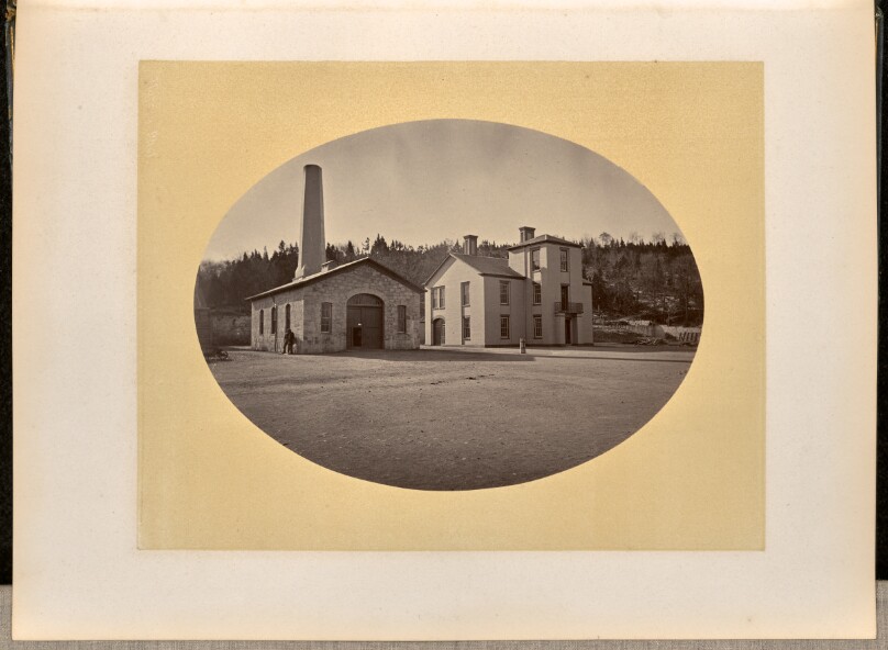 [Buildings with a chimney, West Point]