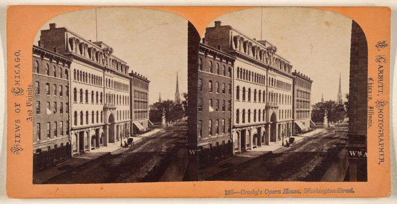 Crosby's Opera House, Washington Street. [Chicago]