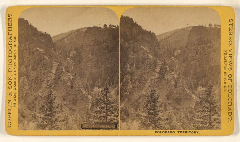 Cheyenne Falls. [Colorado Territory]