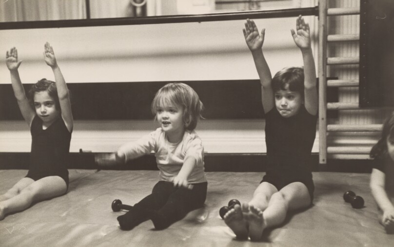 [Children Exercising at The Carlos Studio, New York City]