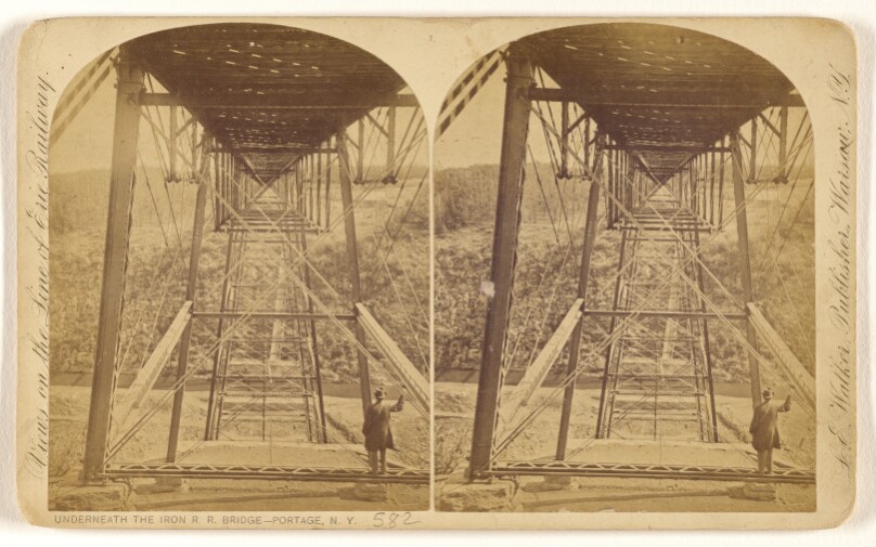 Underneath The Iron Bridge - Portage, N.Y.