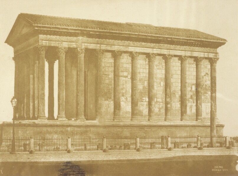 [The Maison Carrée in Nîmes (antique Roman temple)]