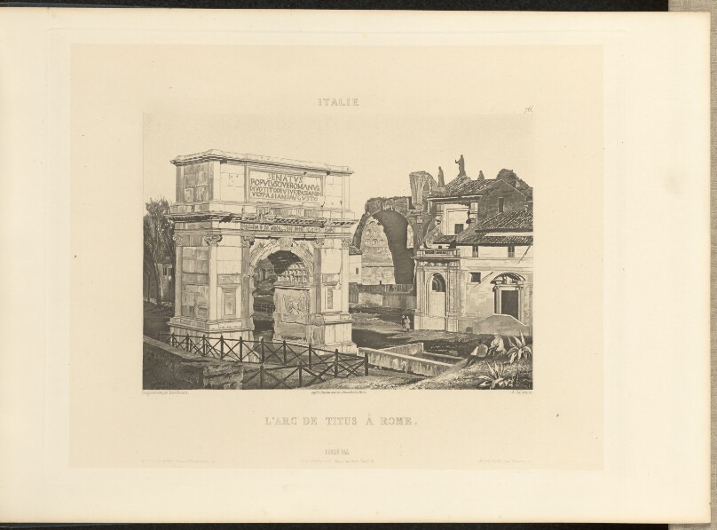 L'Arc de Titus à Rome