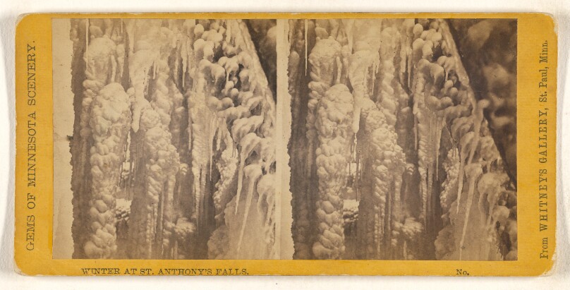 Winter at St. Anthony's Falls.