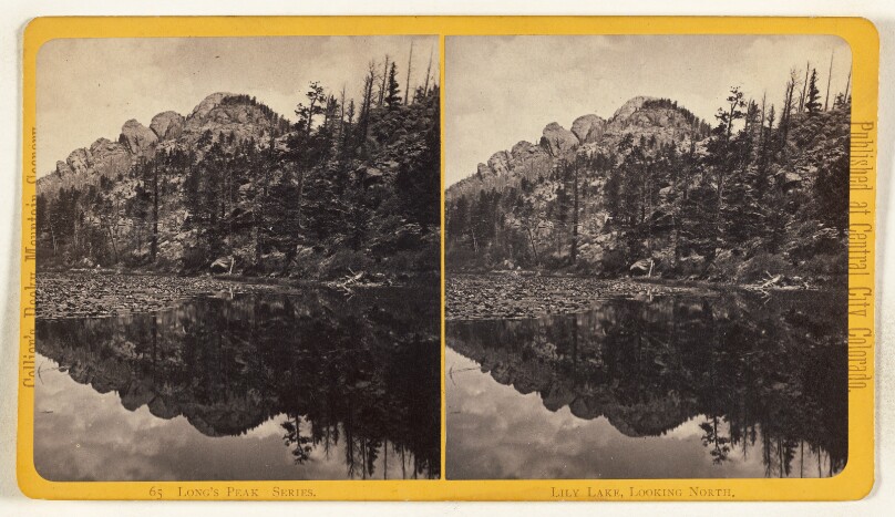 Lily Lake, Looking North. [Long's Peak, Colorado]