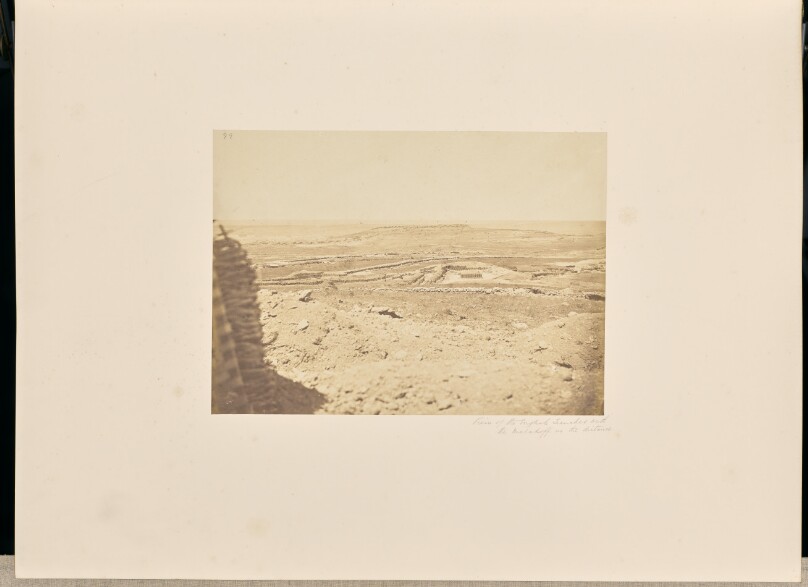View of the English Trenches with the Malakoff in the distance