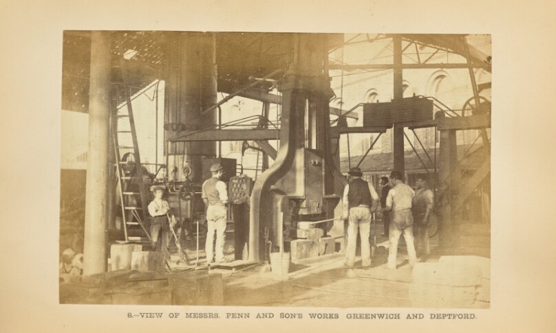 Messrs. Penn and Son's Works, Greenwich and Deptford: The Scrap Forge