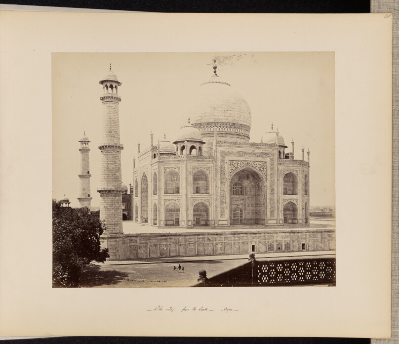 Agra; The Taj, from the Corner of the Quadrangle