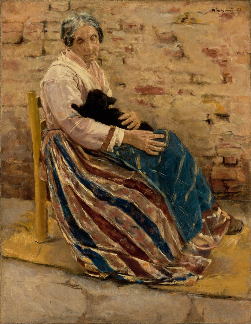 Woman with a Cat