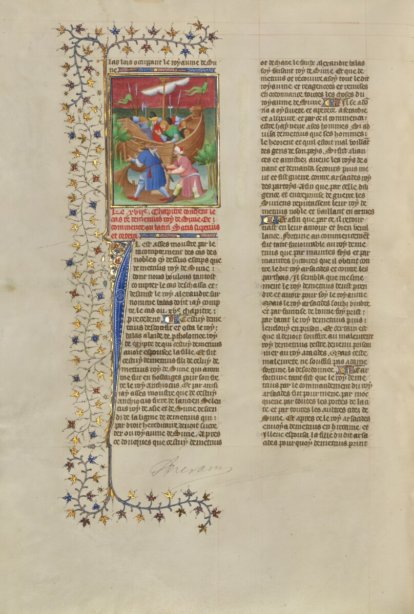 Demetrius Nicator, King of Syria, Killed as He Attempts to Land at Tyre
