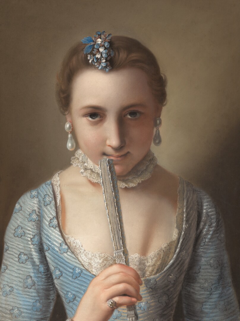 Young Woman with a Fan