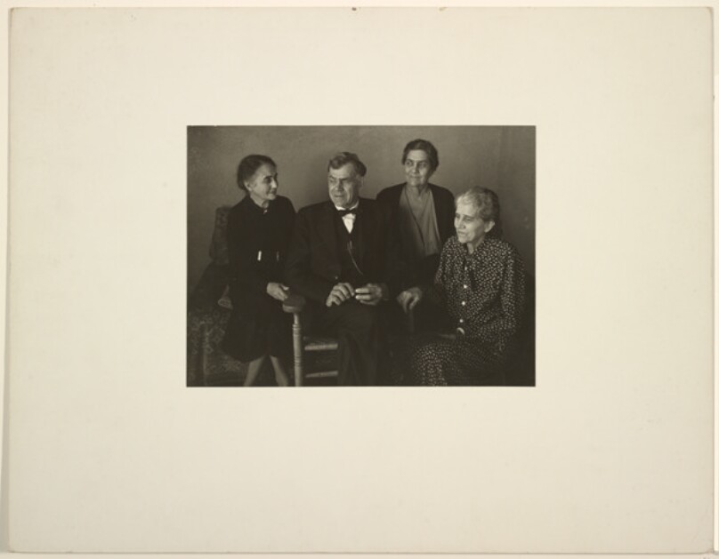 [Four members of the Tresidder family]
