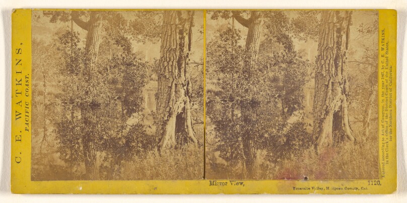 Mirror View, Yosemite Valley, Mariposa County, Cal.