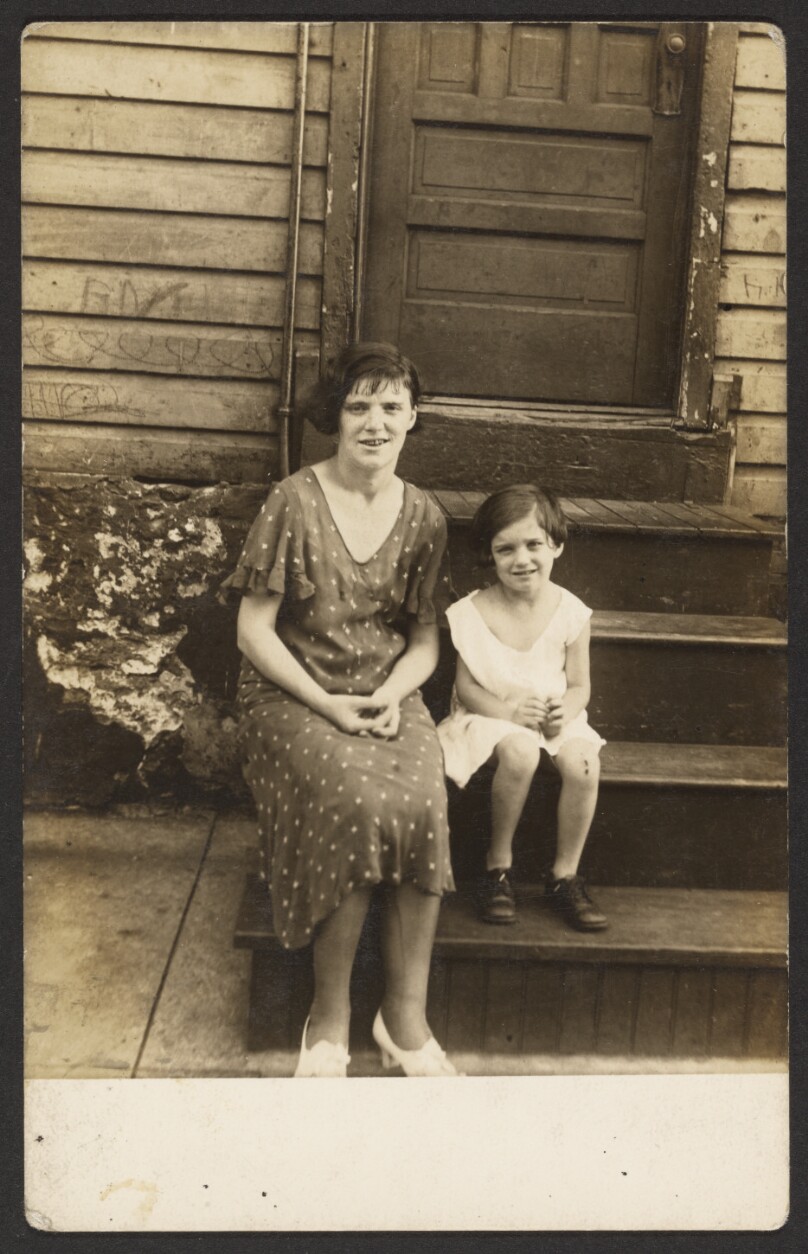 [Woman and child]