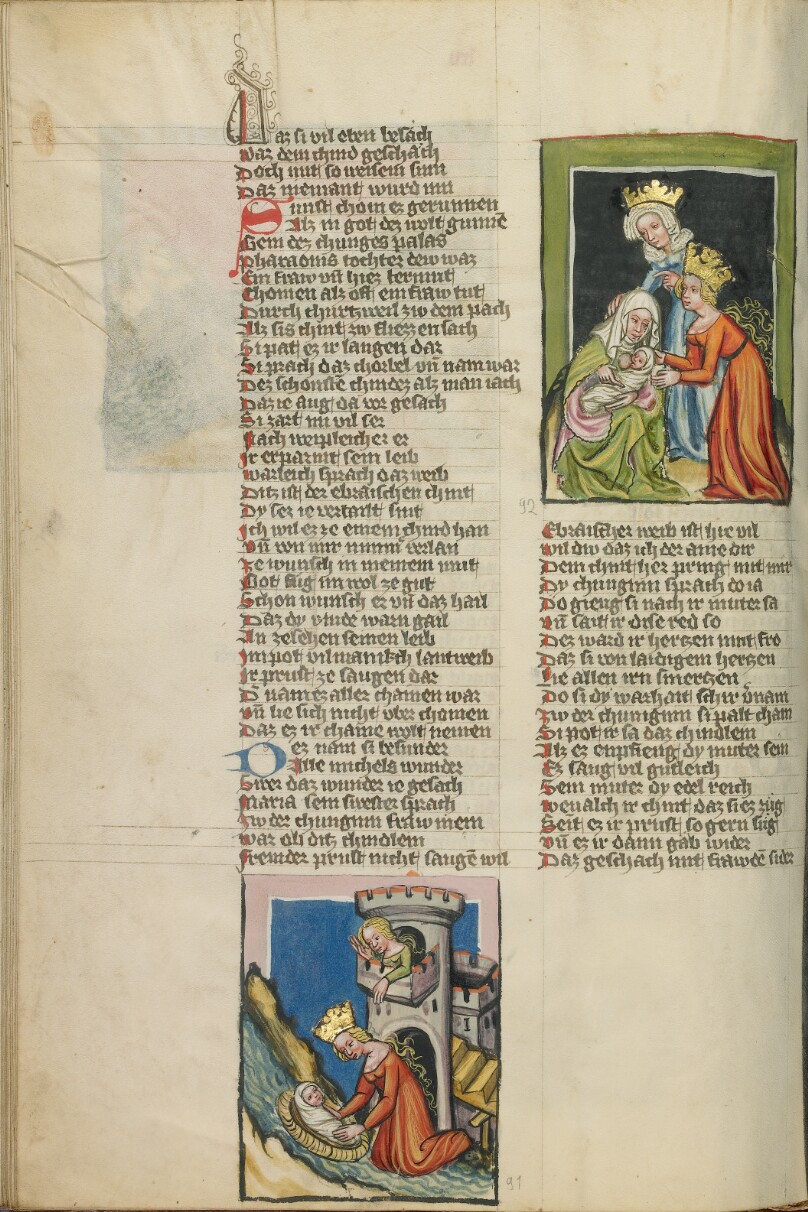 The Finding of Moses; A Handmaid of Pharaoh's Daughter Nurses Moses