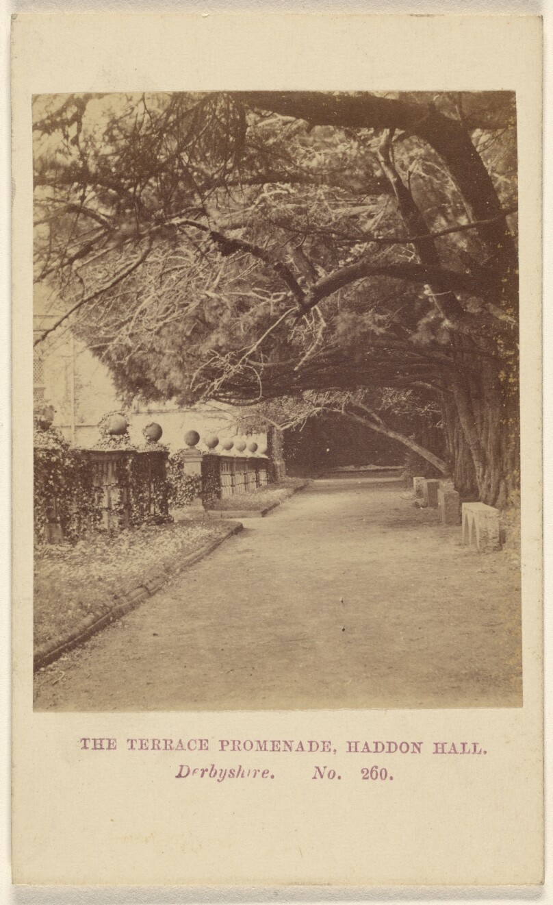 The Terrace Promenade, Haddon Hall. Derbyshire.