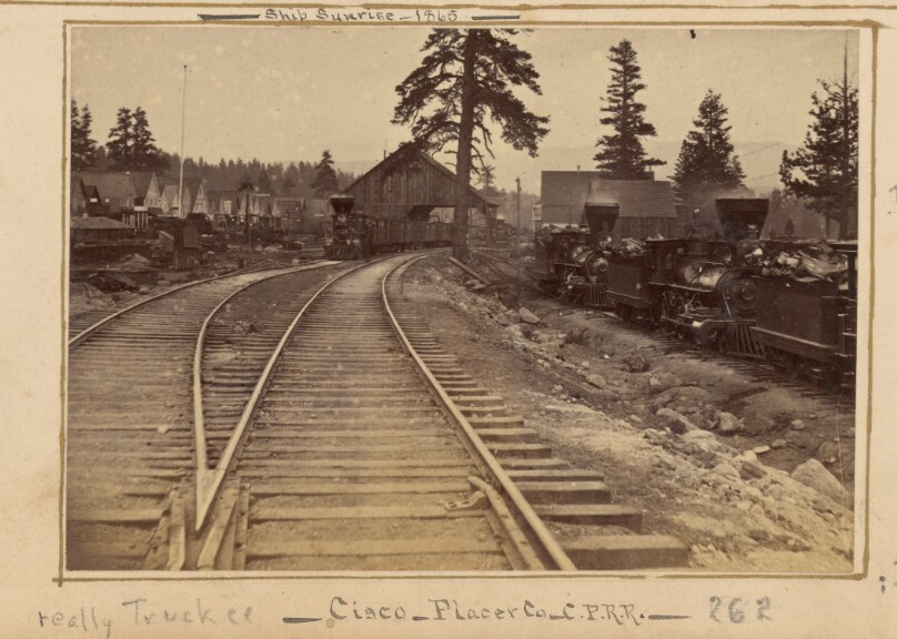 Depot at Truckee, 119 miles from Sacramento