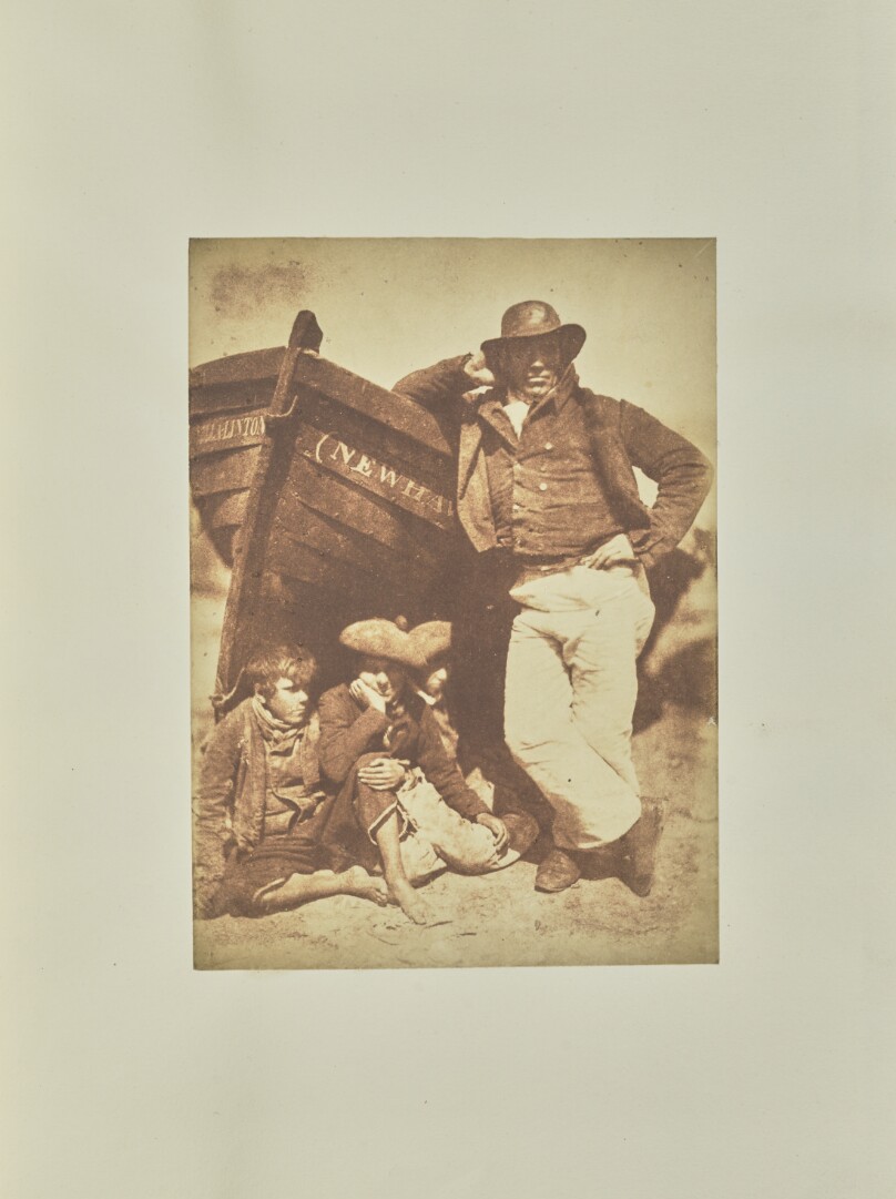 [James Linton and three boys]