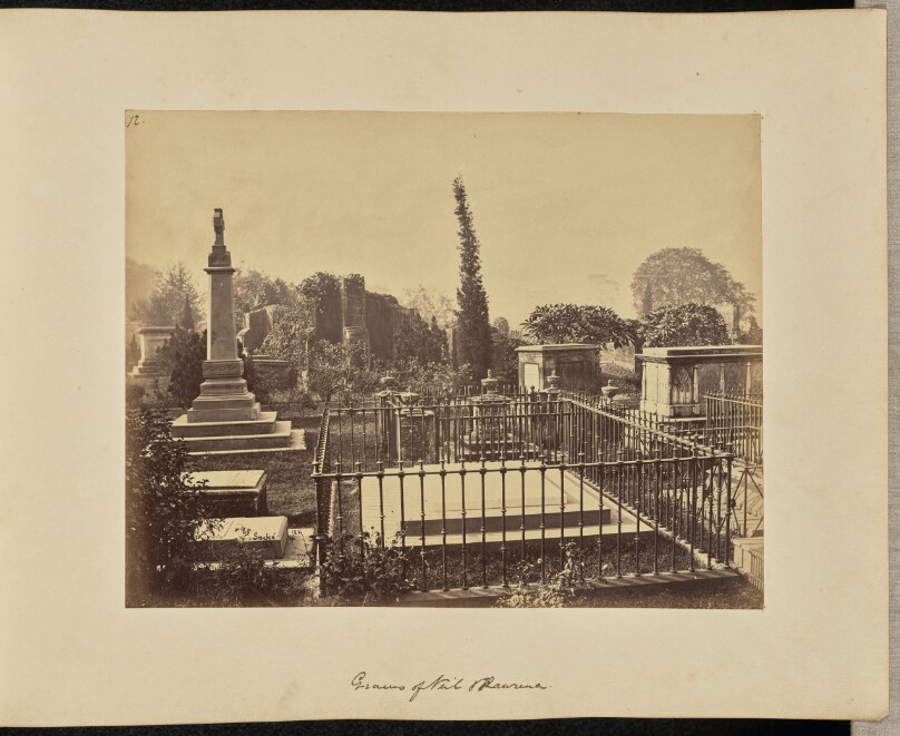 Graves of Neil [sic] and Lawrence