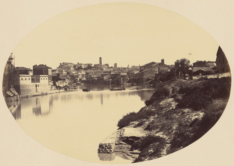 [View of Rome and the Tiber]