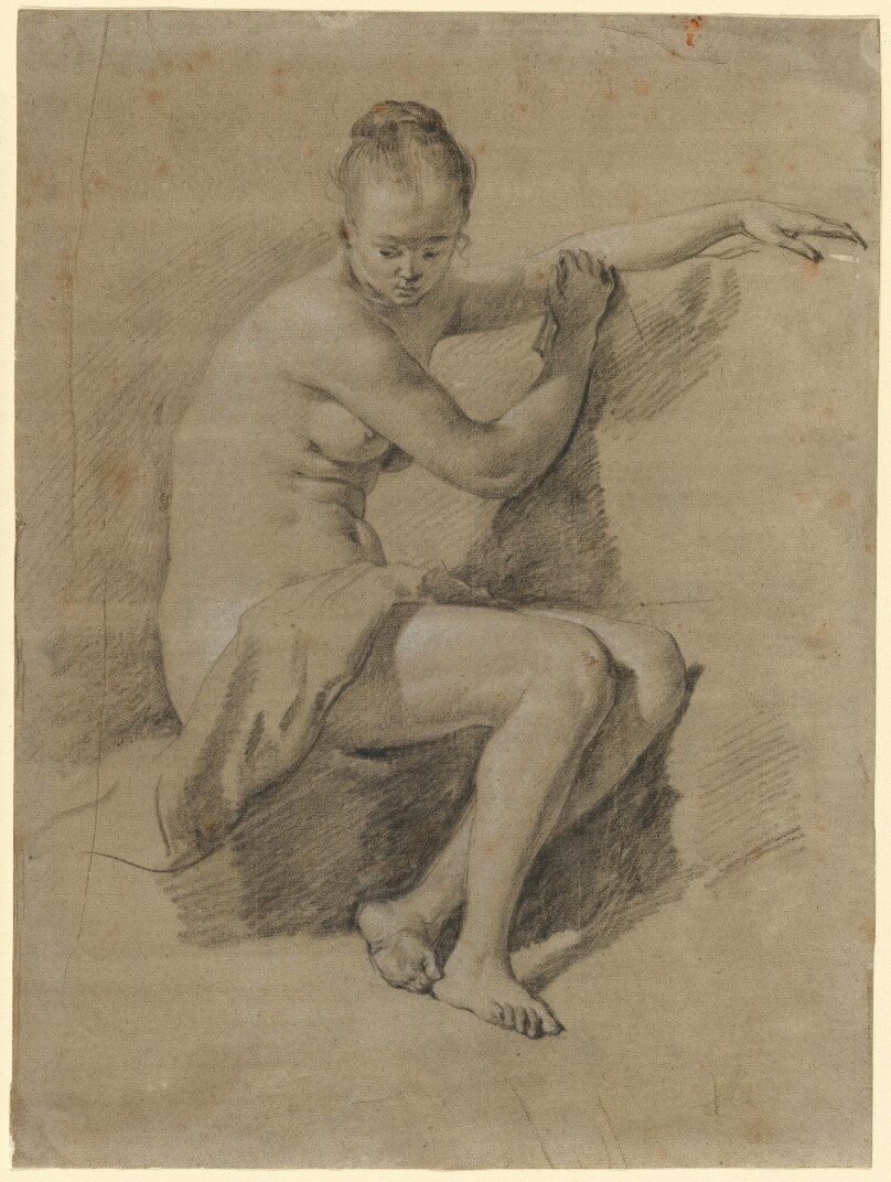 Seated Female Nude