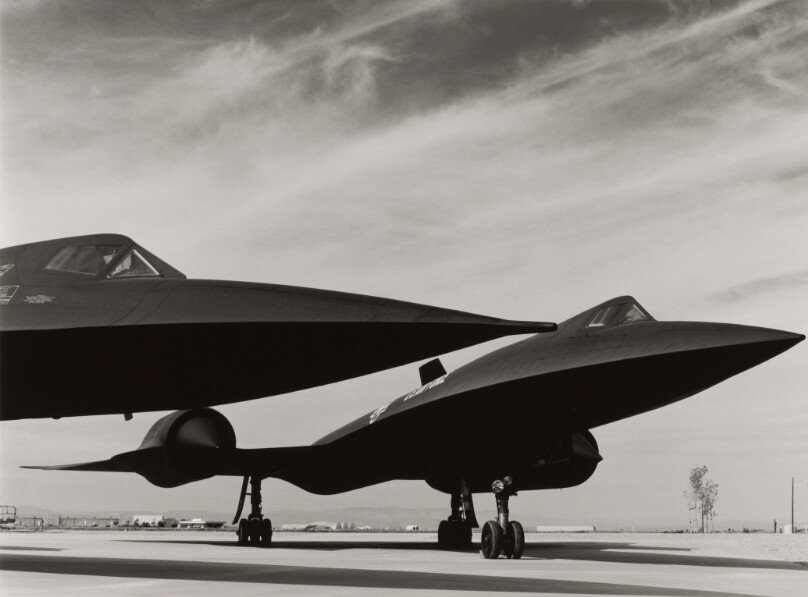 Untitled [2 stealth planes on ground]