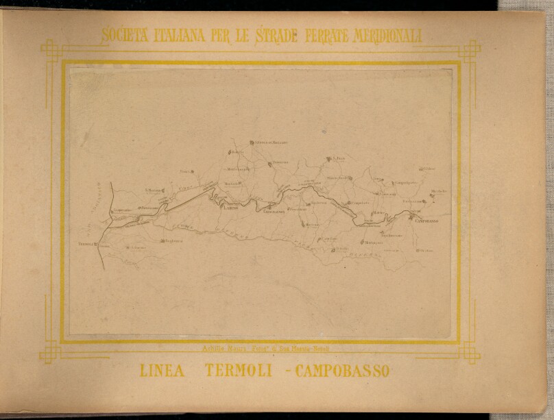[Map of Termoli-Campobasso train route]