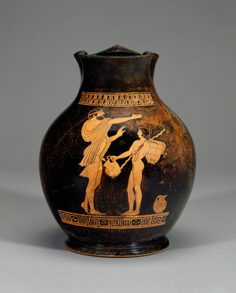 Attic Red-Figure Oinochoe, Shape 3 (Chous)