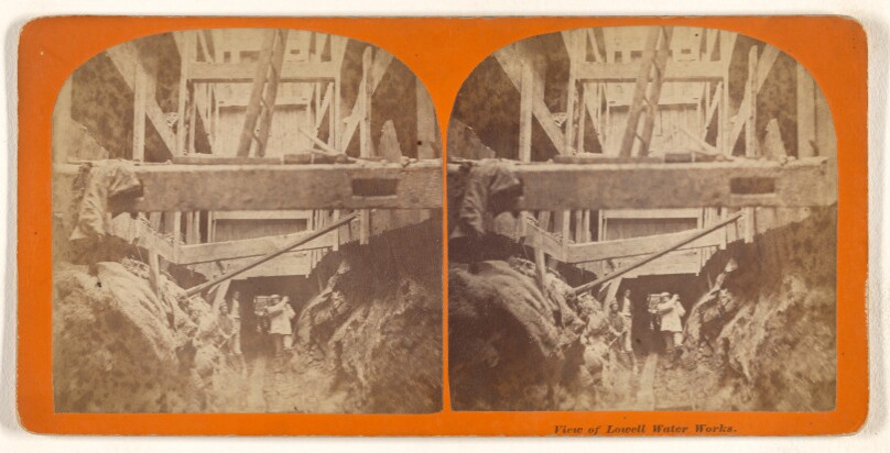 View of Lowell Water Works.