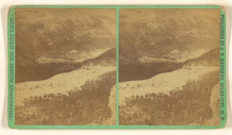 [Little Horn Canon from Summit of Range]