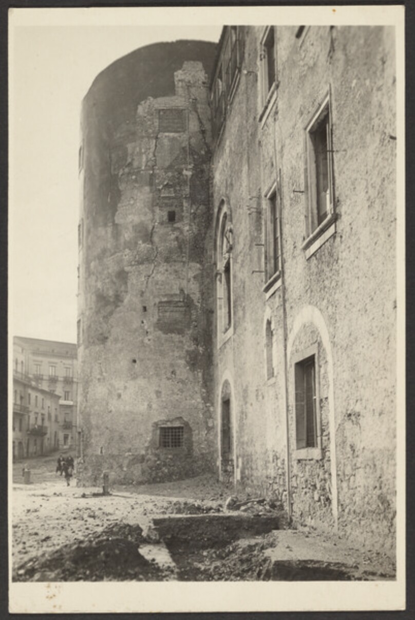 [Building and turret]