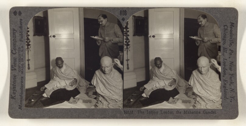 The Indian Leader, the Mahatma Gandhi.