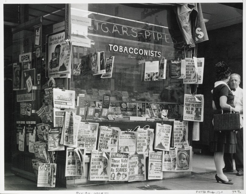 Tobacco and Tabloids Compatibly Paired, Venice, California