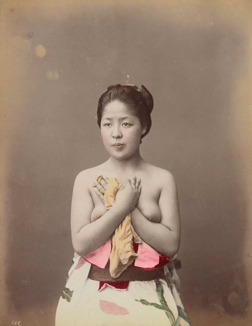 [Portrait of a Topless Young Woman]