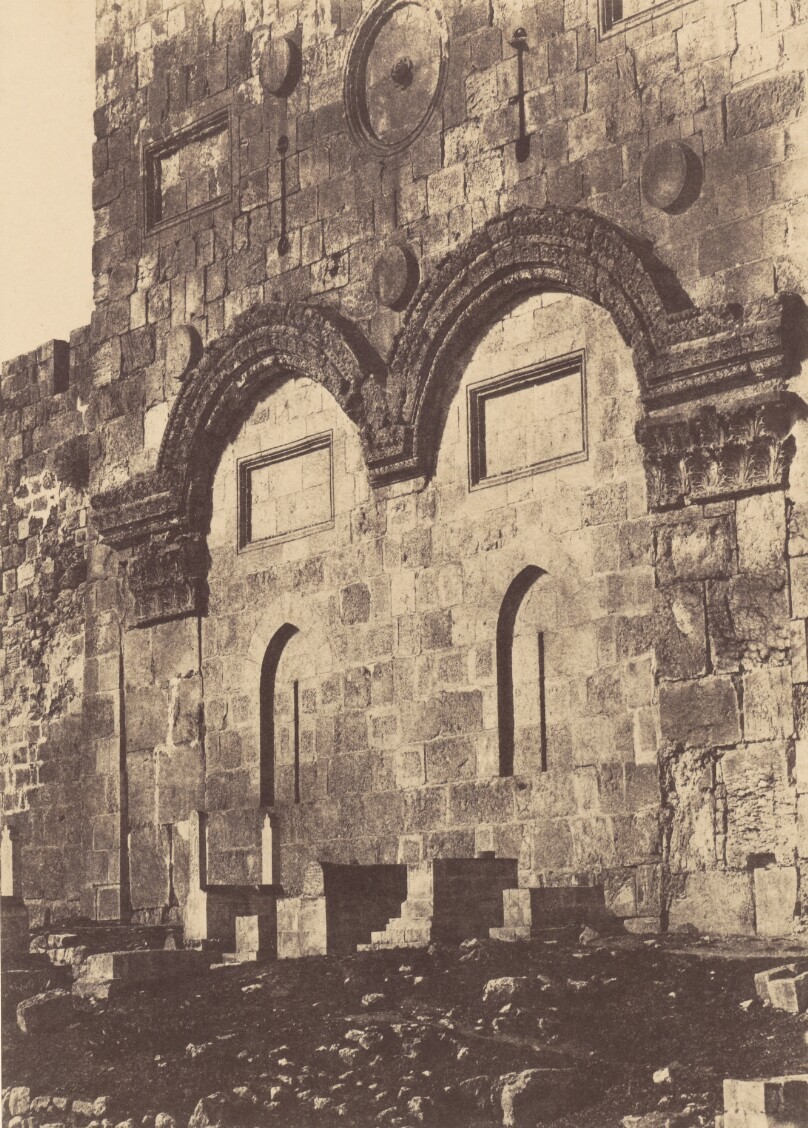 Jérusalem. Enceinte du Temple. Porte Dorée