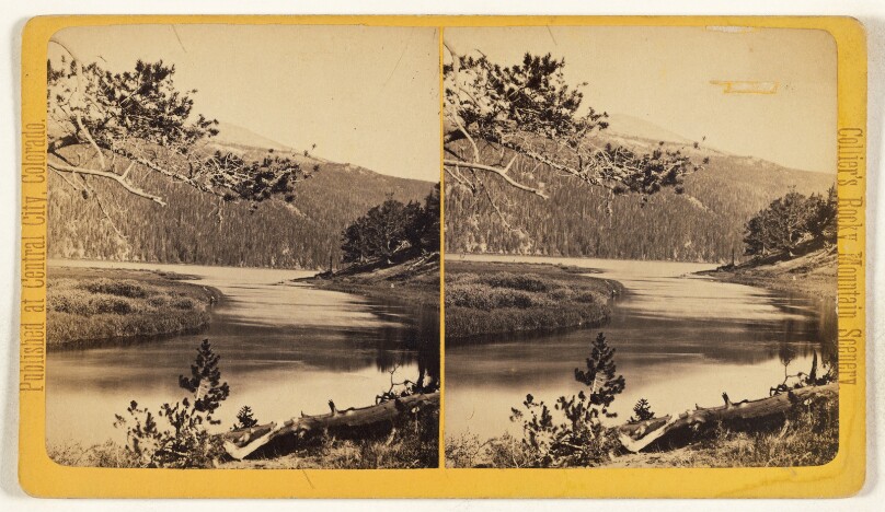 Chambers Lake, Looking West. [Cache-a-la-Poudre, Colorado]