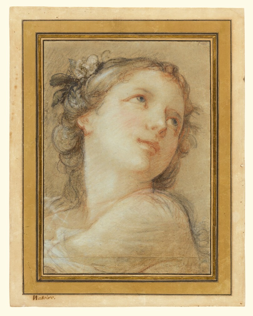 Head of a bacchante
