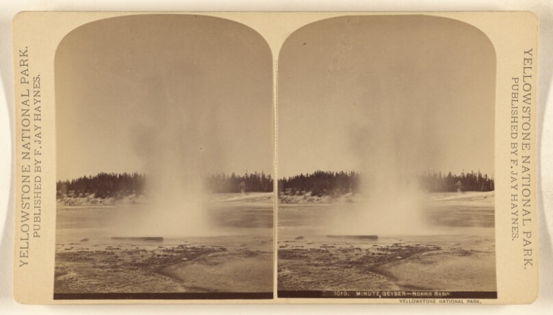 Minute Geyers - Norris Basin. Yellowstone National Park.