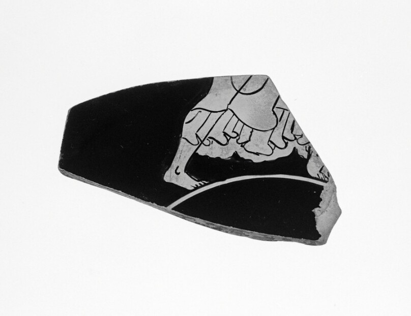 Attic Red-Figure Kylix Fragment